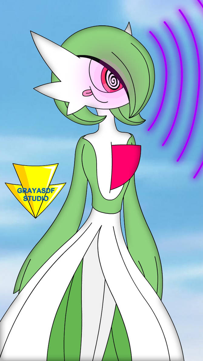 Gardevoir's Psycho Attack (coloured) by Imaflashdemon