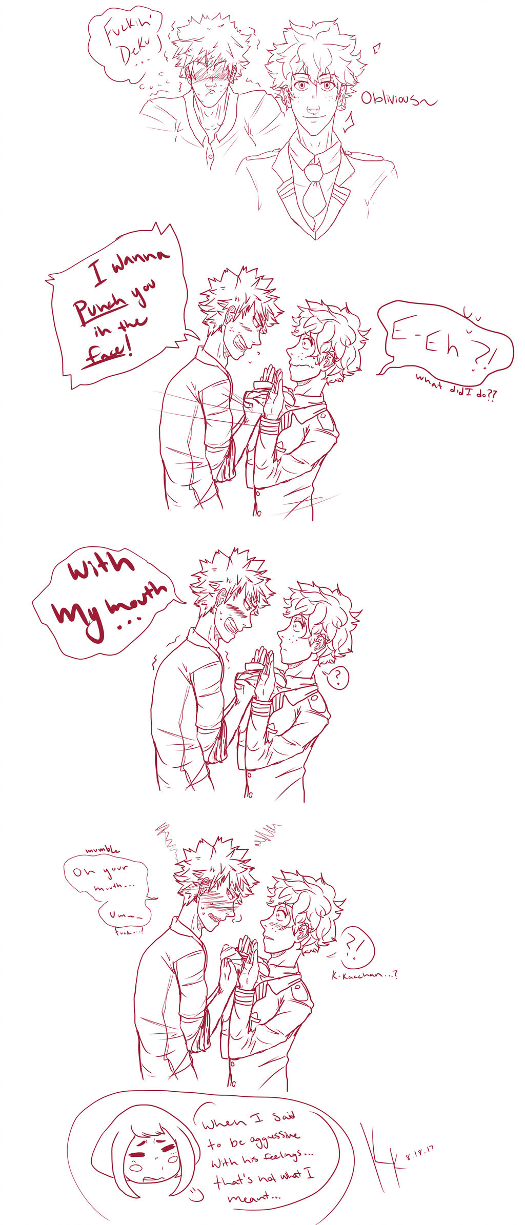 BakuDeku by Spacekateyes on DeviantArt