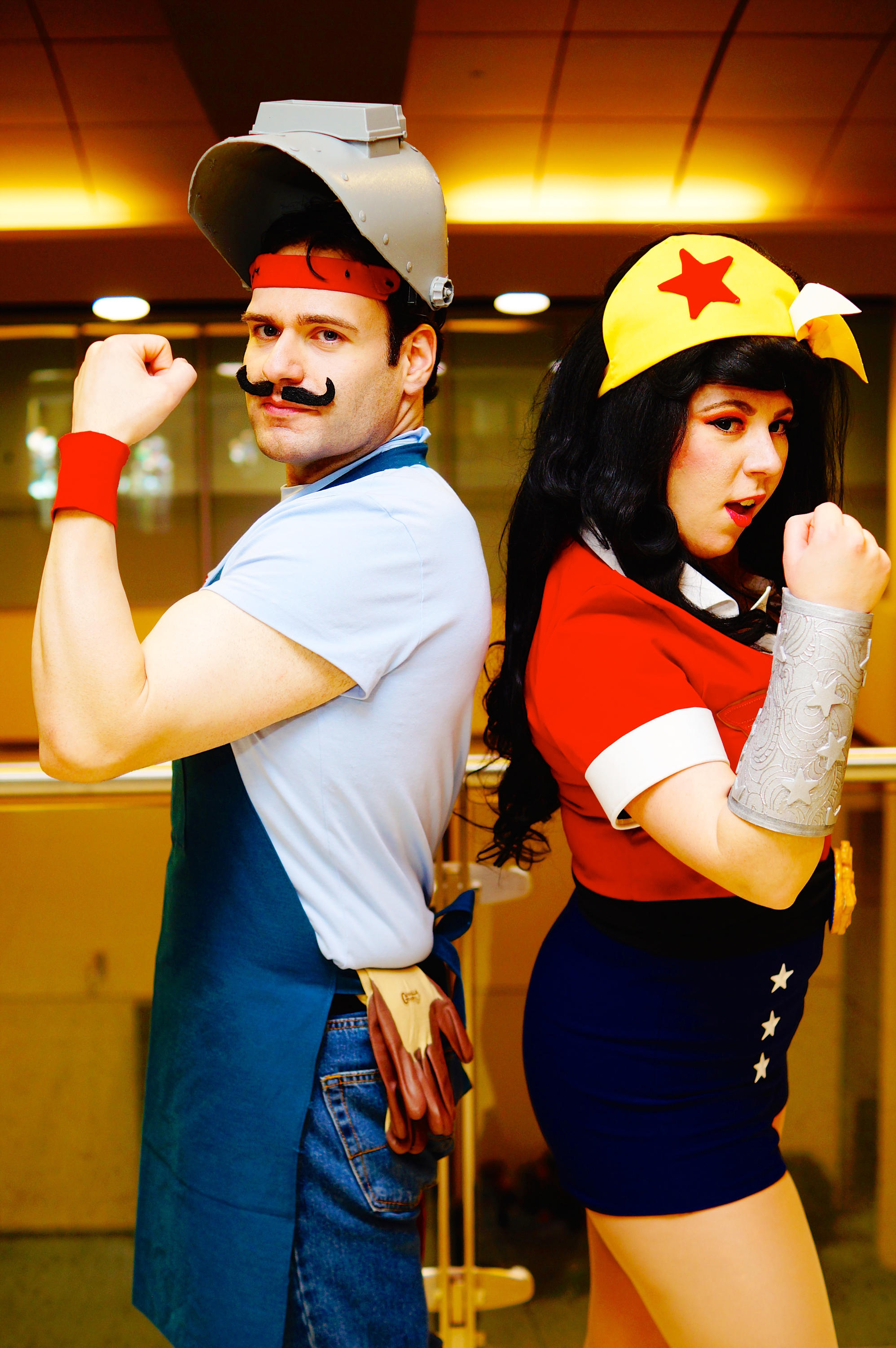 Bombshell Superman and Wonder Woman MTAC 2016 #03 by Lightning--Baron