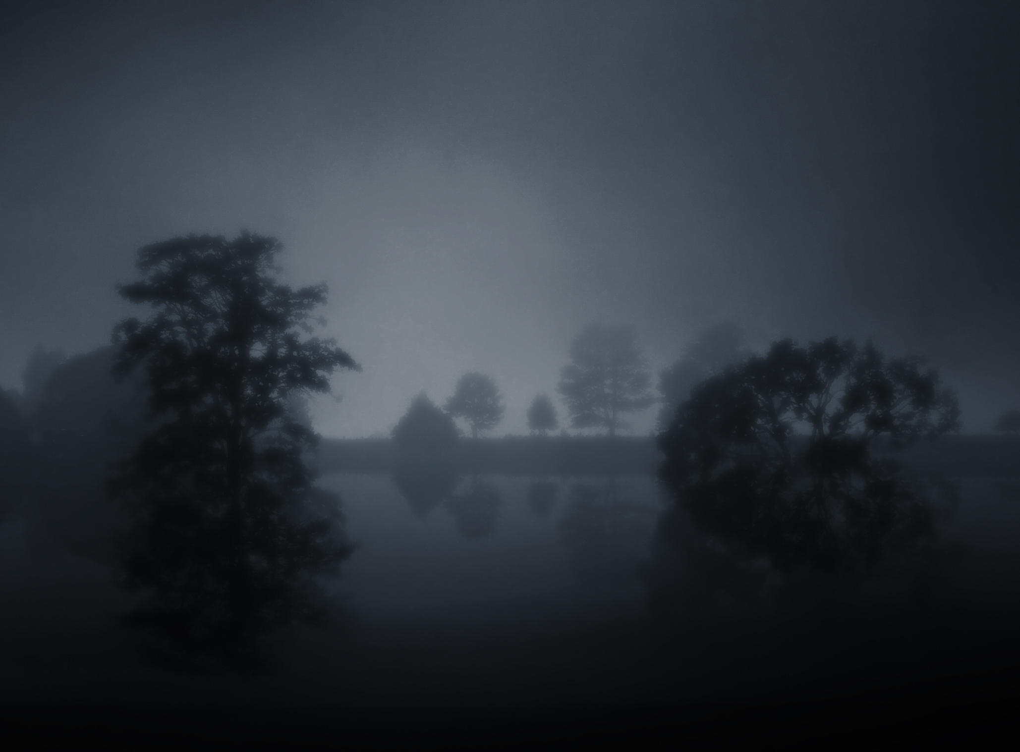 Fog Lake IIII by BBs-Brushes