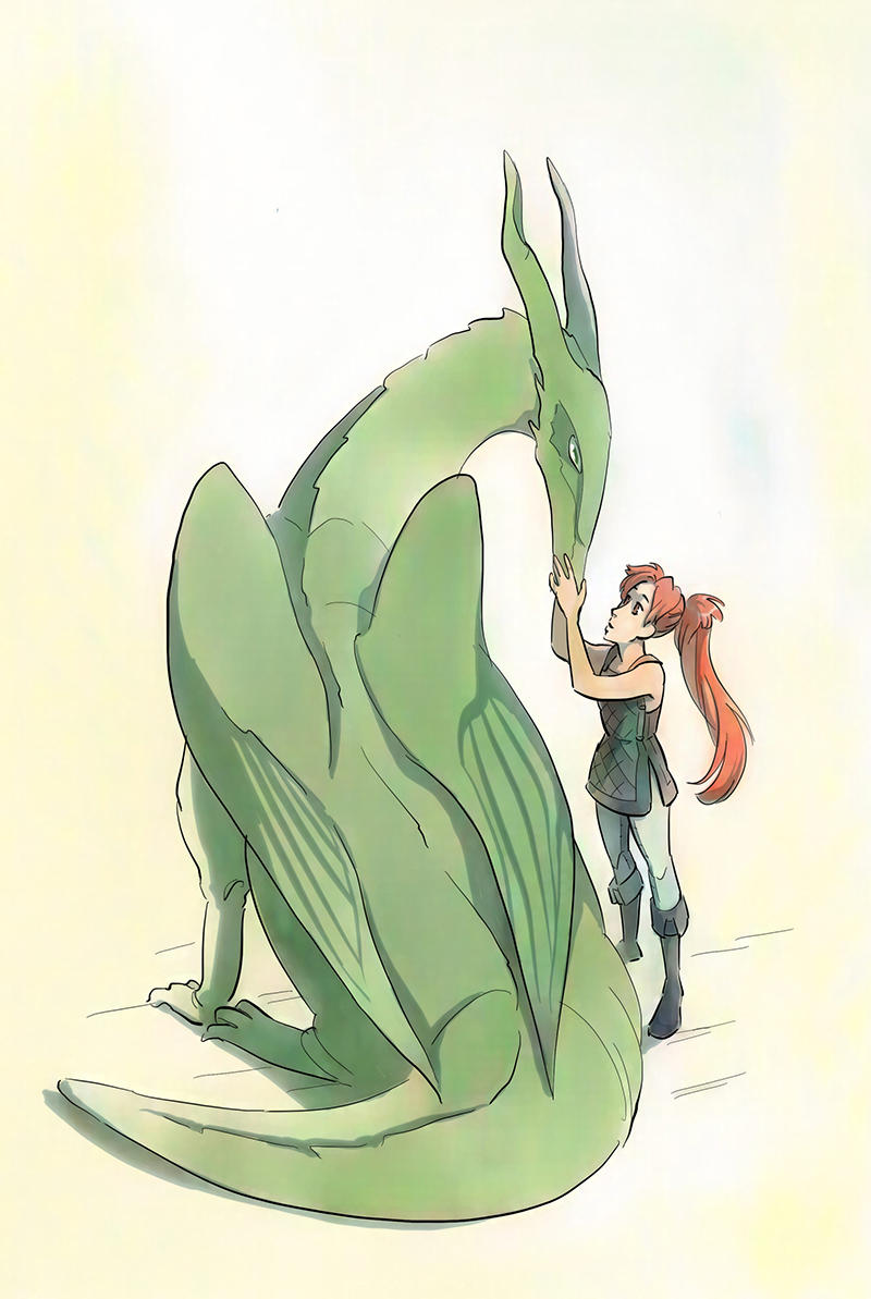 Wyvern rider by poly-m