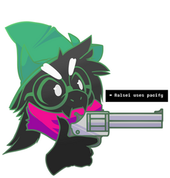 Ralsei uses pacify (Deltarune) by DoughTea