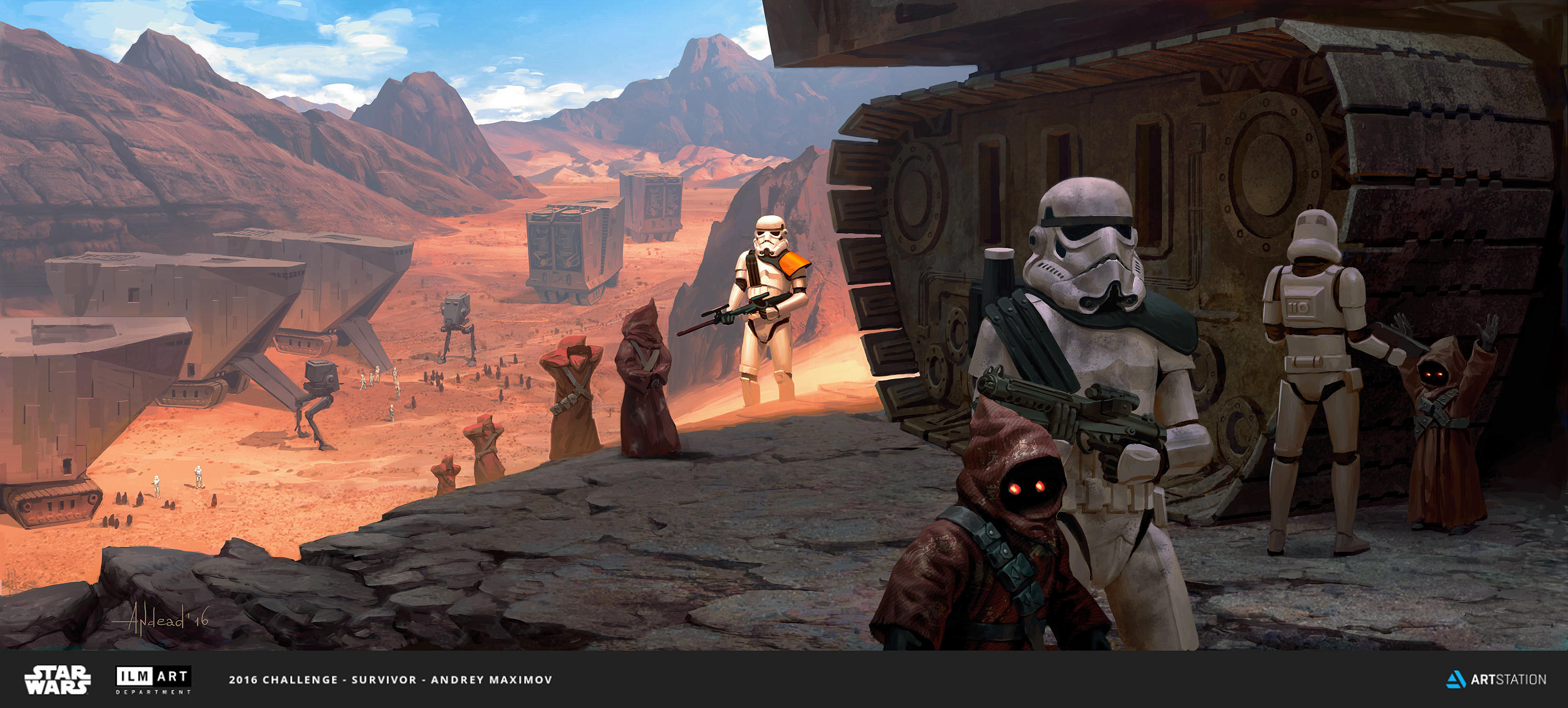 ILM Art Challenge - Imperial Patrol by Andead