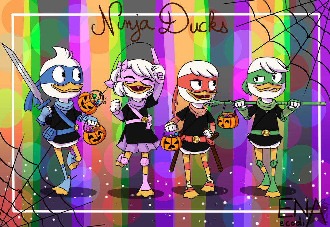 Ninja Ducks by Enaecodia on DeviantArt