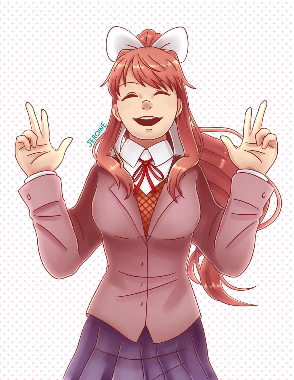 think of just monika by Jeroine