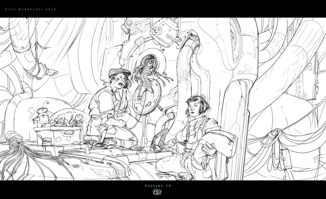 Celsius 13 - Repairs Sketch by Jan-Wes Celsius 13 - Repairs Sketch by Jan-Wes