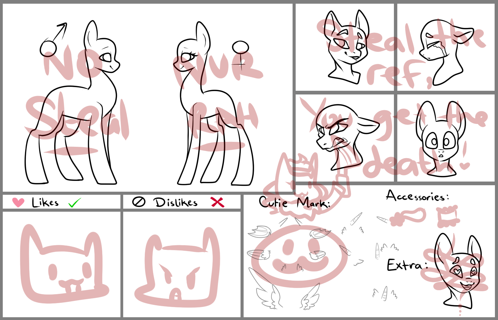 MLP Reference Sheet Commissions (Open~) by ProjectBlastArt on DeviantArt
