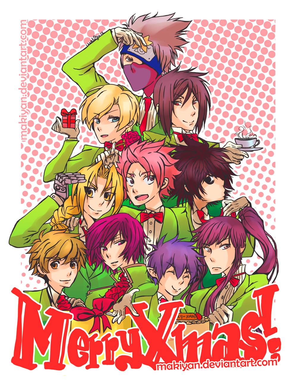 bishonen xmas tree :: by makiyan