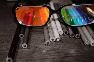 through my glasses. by melybee