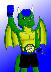 Lorenz the Boxing Champ by ArtBlacksmith
