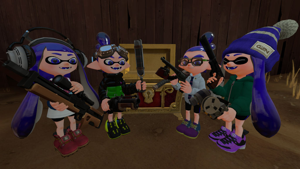 [SFM Splatoon] Armory Inklings Goggles' Team by melika567 on DeviantArt