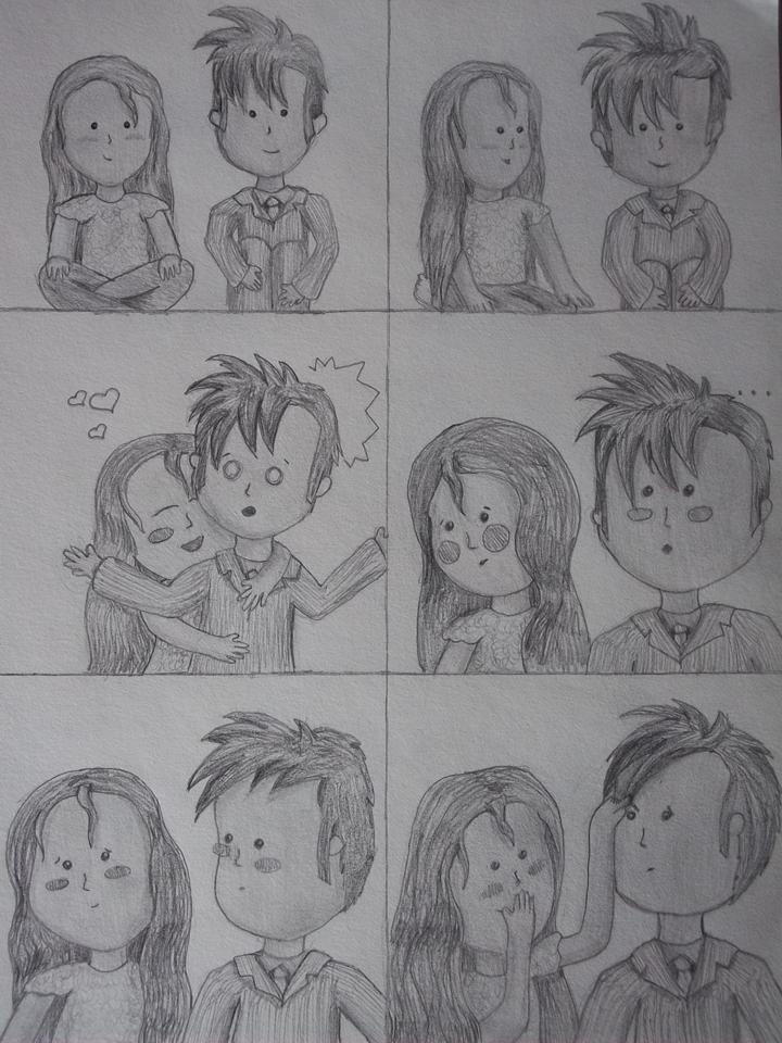 Comic Who fan art ~ Tenny-Hug comic :) by DragonsAndDreamscape