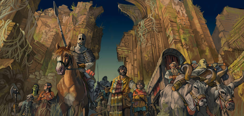 Settlers of the Fallen city by ncorva