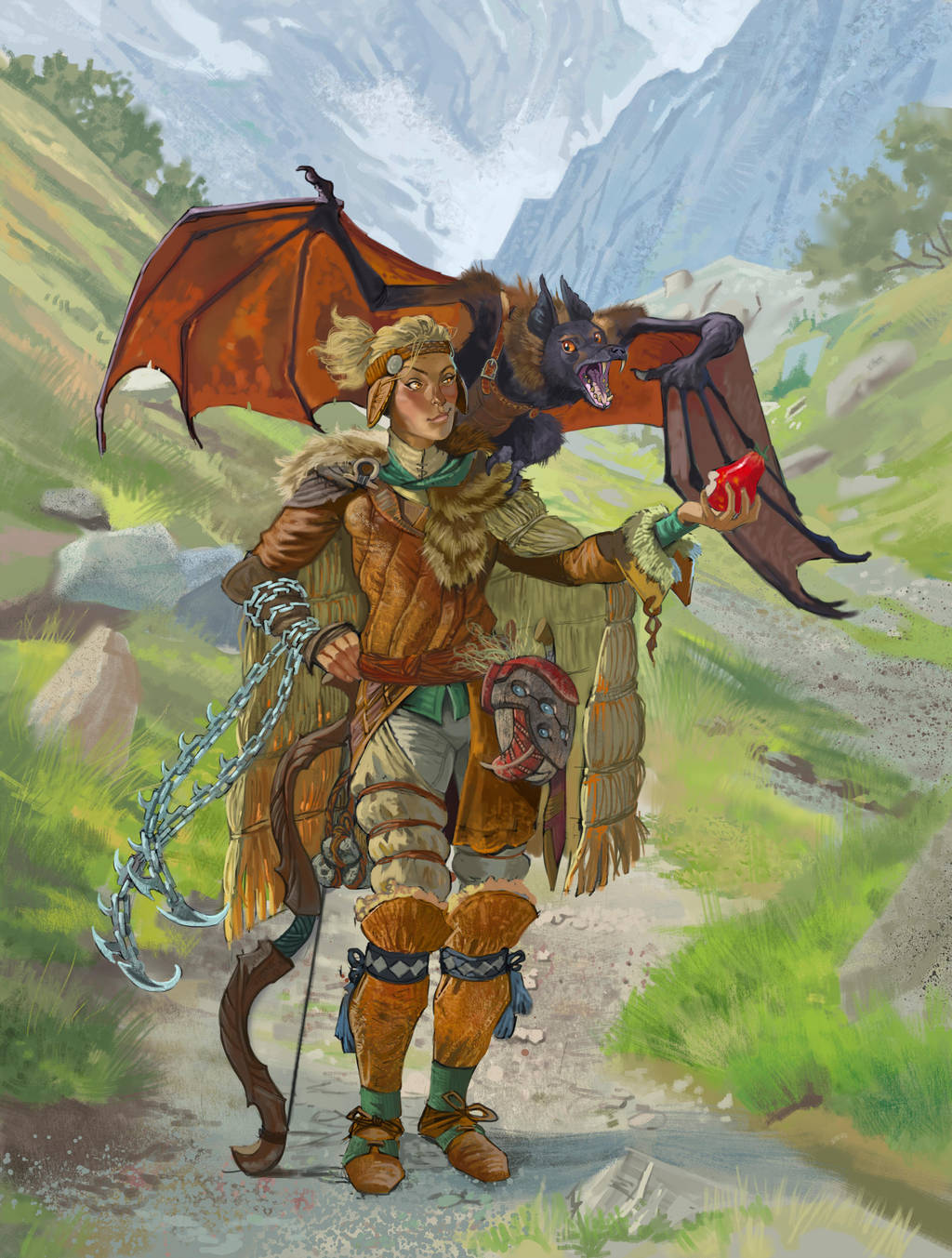 Ulara The half orc by ncorva