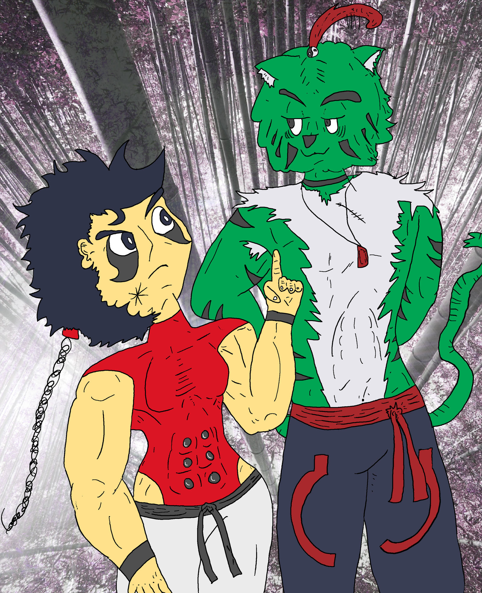 Mash Challenges Hara by SnD-Frostey