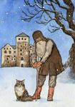 Murri and the Old Gnome of the Turku Castle by moussee