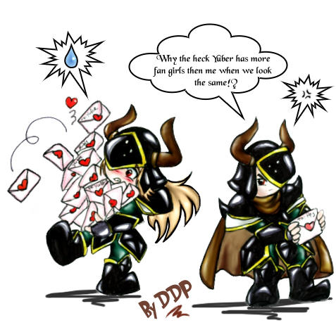 Chibi Yuber and Pesmerga by Exarrdian