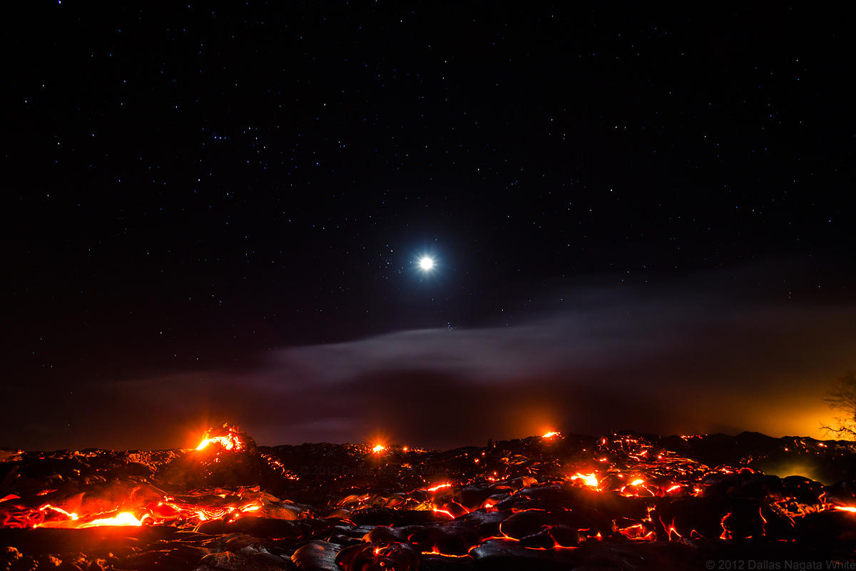 Lava Flow By Moonlight by DallasNagata