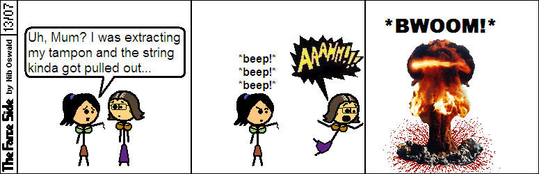 Broken Tampon String by niboswald