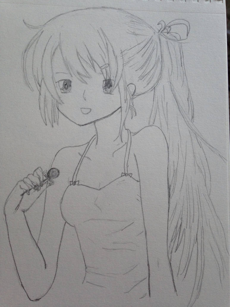 Lollipop Anime Girl Practice Sketch By Icedraindrop On Deviantart