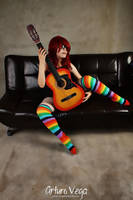 Red Haired Hipster Guitar Lover by Nao-Dignity