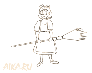 Kiki from Kiki's delivery service by iruslan