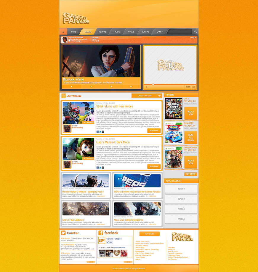 Gamers Paradise - For sale by vertus-design