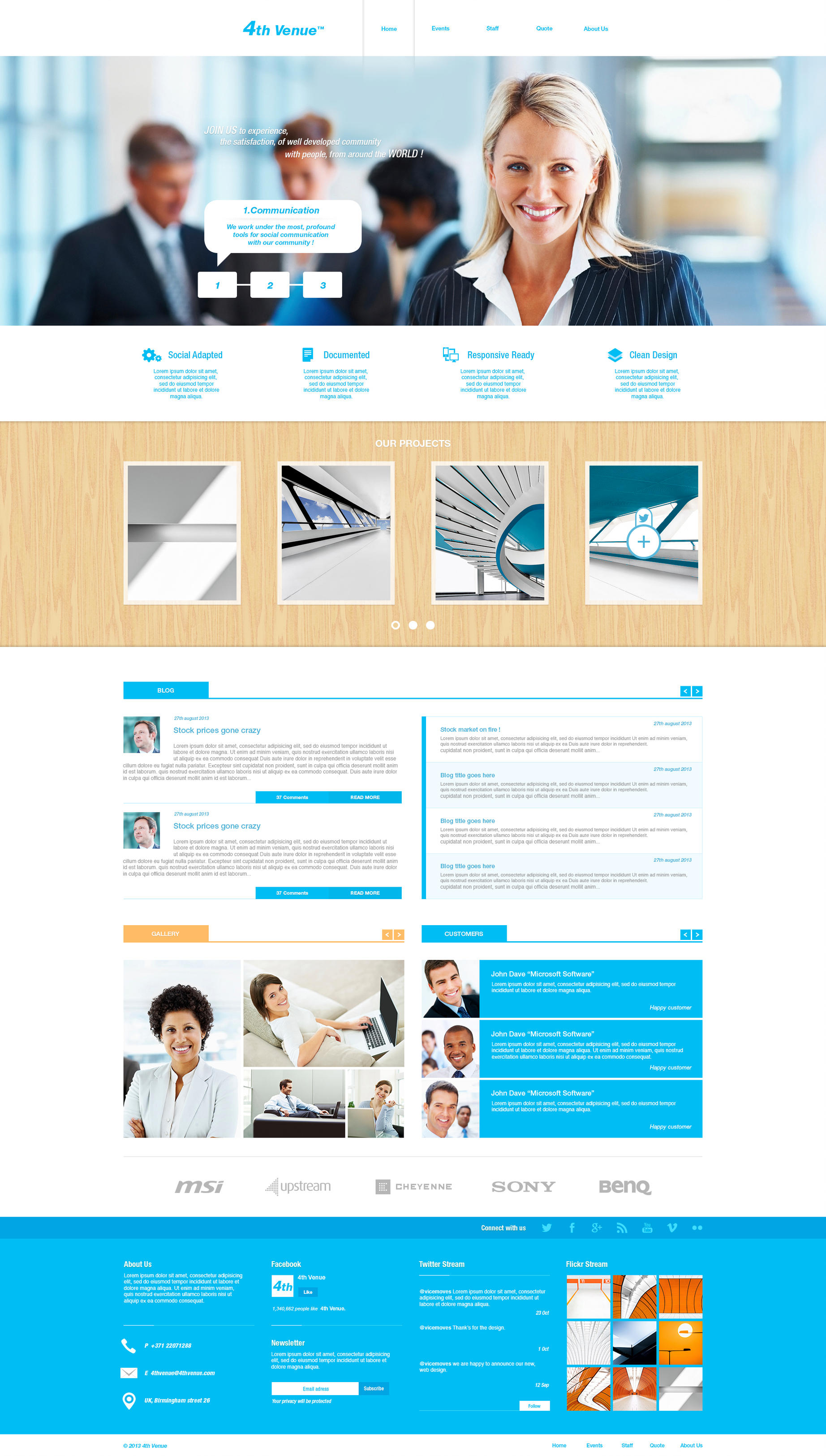 4th Venue Template v2 - For Sale by vertus-design