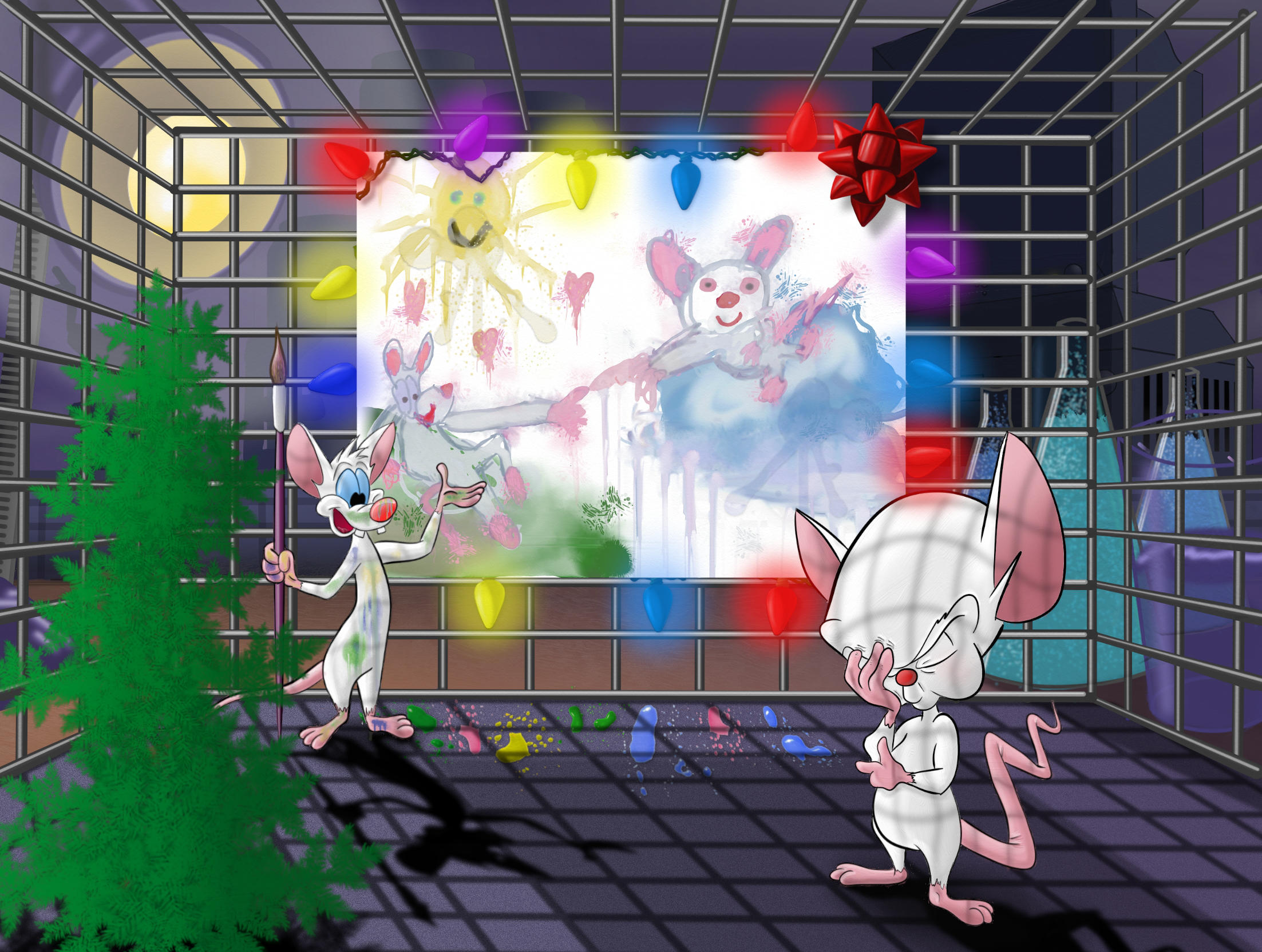 Pinky and the Brain - Christmas by Infindibulator