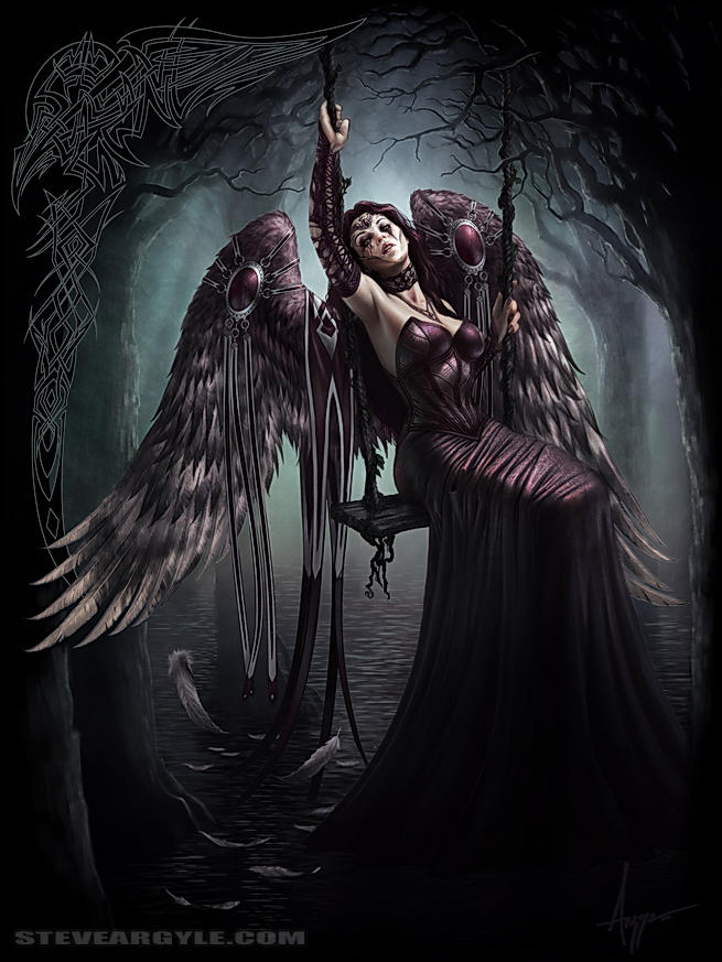 Sad Angel number 6,254,957,314 by SteveArgyle