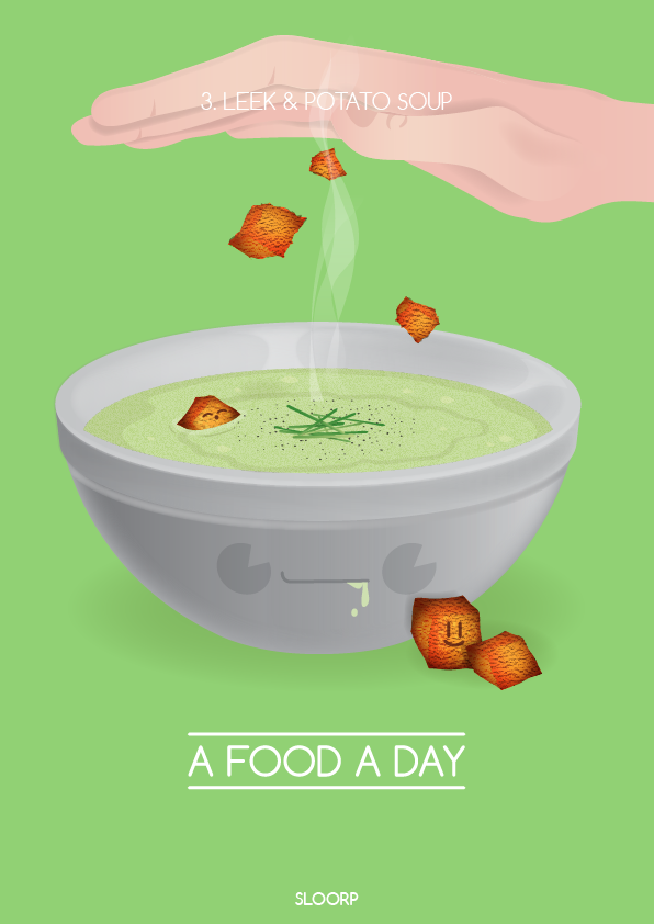 3. Leek and Potato Soup - A Food A Day by SloorpWorld
