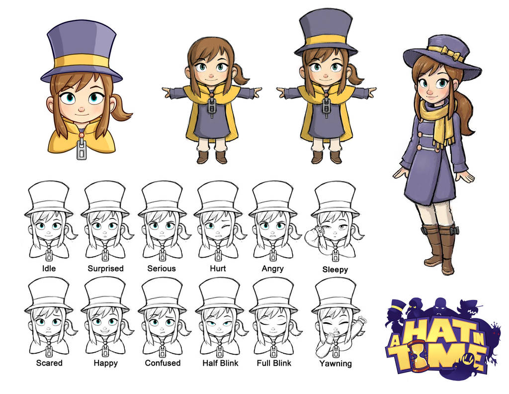 Hat Kid Designs by LuigiL