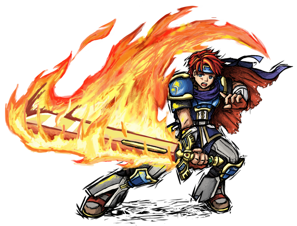 Smash Striker Roy by Tails1000 on DeviantArt