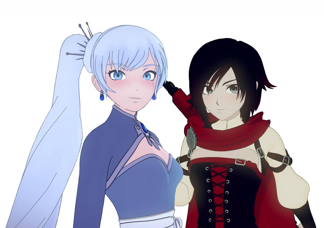 Ruby and Weiss - Ready by MattHunX on DeviantArt