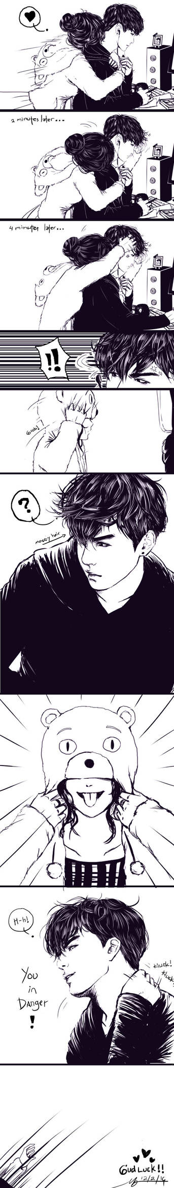 Suga vs his GF by noanio