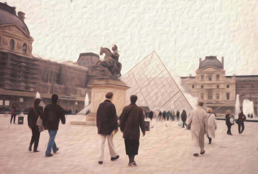 La Pyramide du Louvre by anteaterjeter