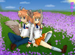 Shinya Mino and Yume by handbeer