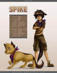 UTAU. SPIKE. Official Art. by handbeer