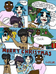 Gorillaz Christmas-Contest by Chuutan