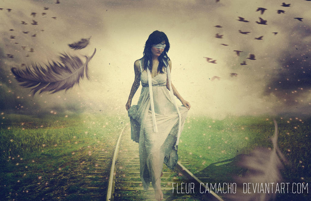 Following the path blindly by FleurCamacho