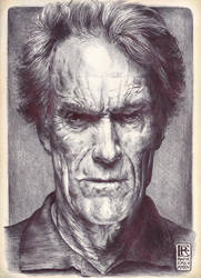 Clint Eastwood by Rafik Emil H by rafikemil