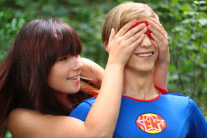 superhero girl by Laplum