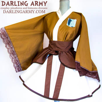 Attack on Titan Survey Corps Cosplay Kimono Dress by DarlingArmy