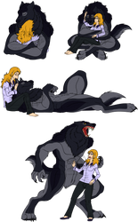 Dealing with a Werewolf by Carolzilla