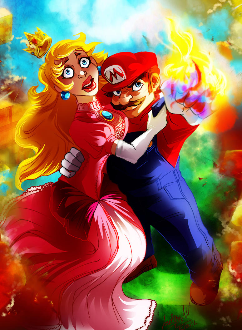 CC Mario and Peach by DrMistyTang on DeviantArt