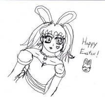 Bunny Anime Girl Happy Easter By Psycho Chic27 On Deviantart