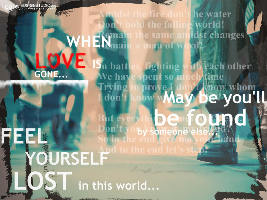 When love is gone... by inok