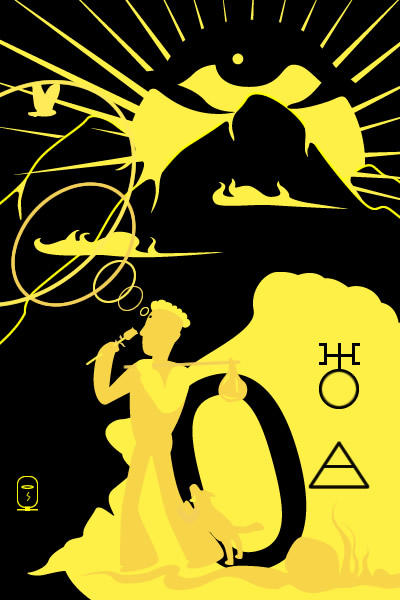 Tarot of inner fire: Fool Card by inok