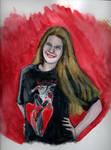 Kristen smiles by TheJokerha