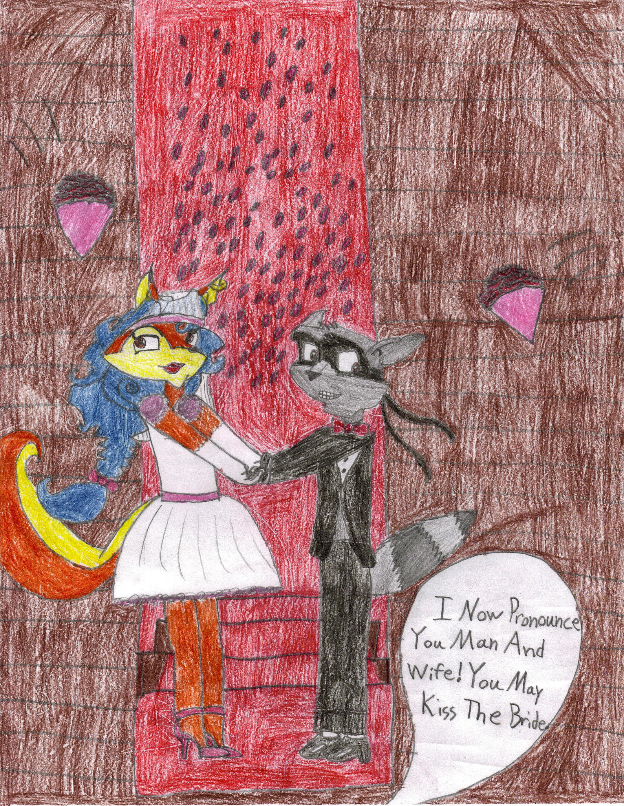 Sly and Carmelita Married by Carmelita-Fox-11 on DeviantArt